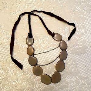 Anthropologie stone necklace